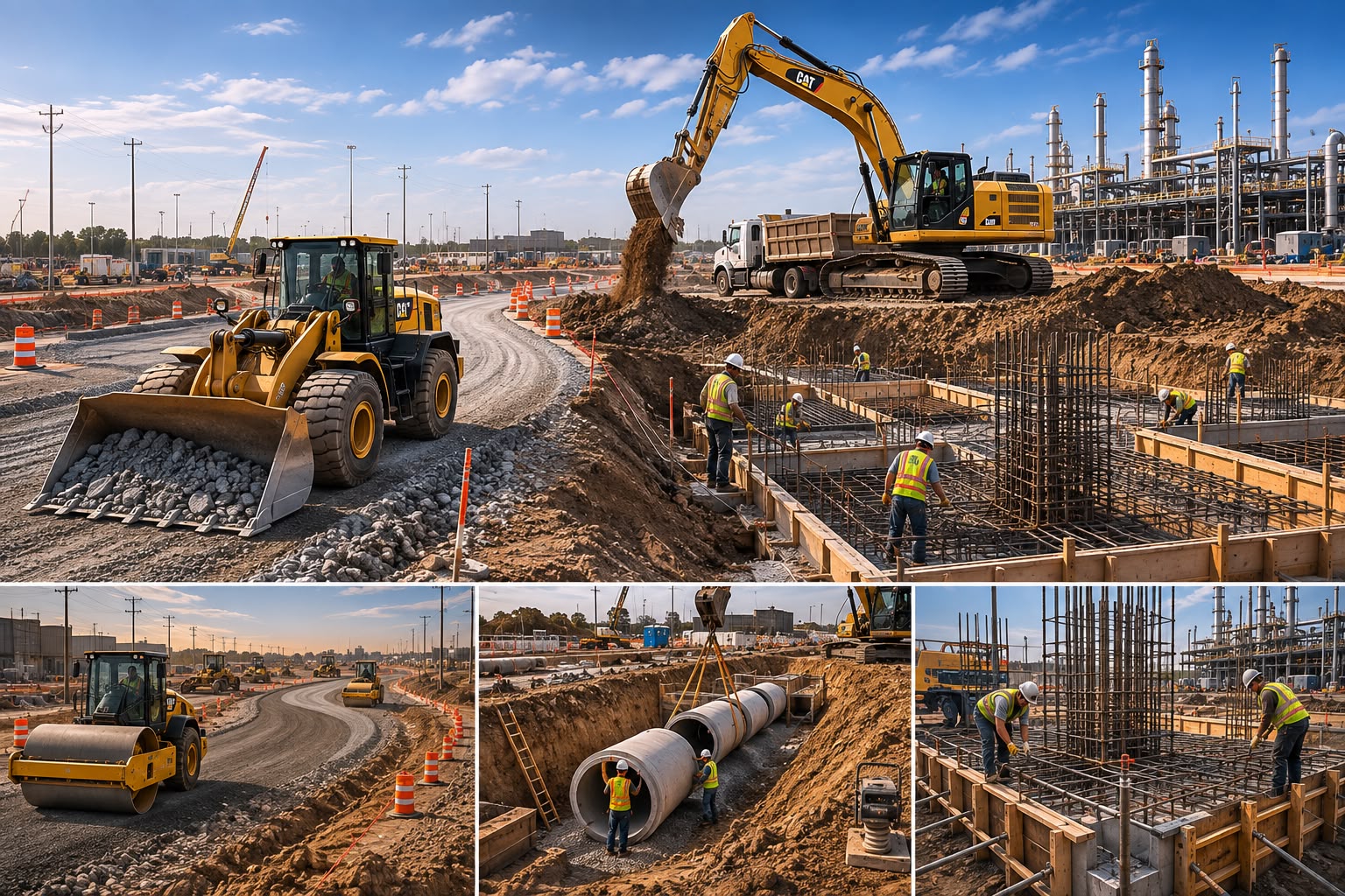 Construction & Field Services Visual Mockup